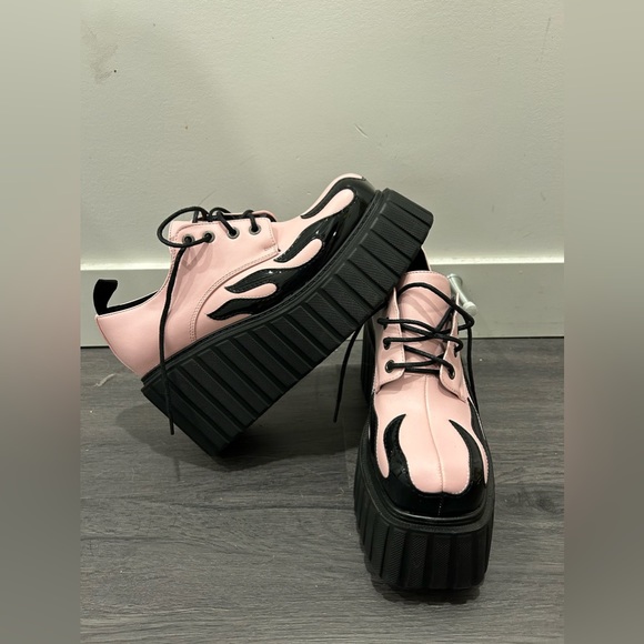 LAMODA GIRLS ON TOUR CHUNKY PLATFORM CREEPER SHOES - Picture 4 of 7